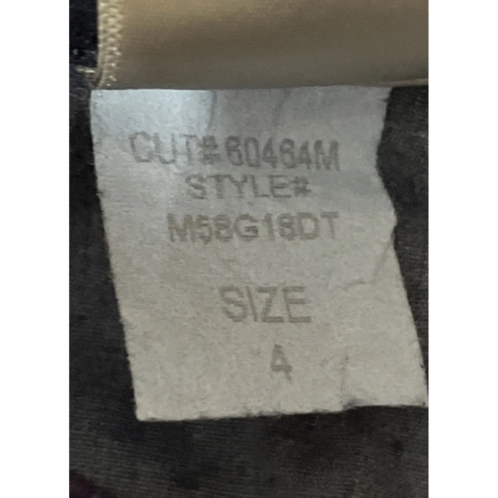 NYDJ Linen Blend Crop Pants Blue Size 4 High Rise Slimming Casual Vacation - Picture 13 of 13